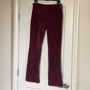 Blank NYC Faux Suede Flare Leg Pants